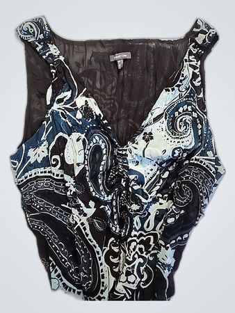 Mango Paisley Print Mini Dress