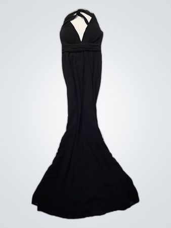 Black Halter Neck Dress