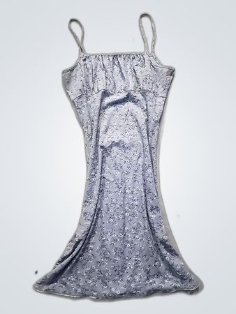 Blue Floral Halter Neck Top