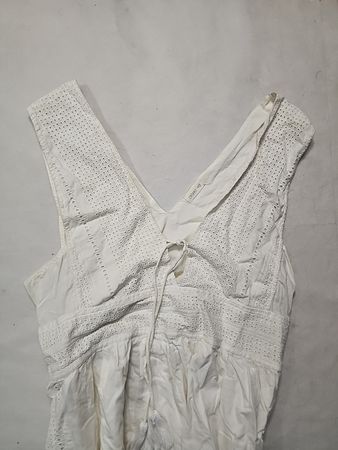 White Eyelet Top
