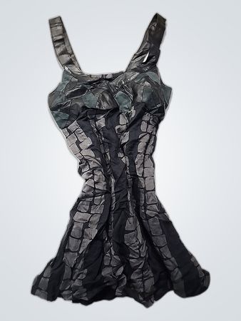 Black and Grey Dress