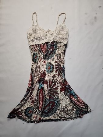 Floral Pattern Crochet Top