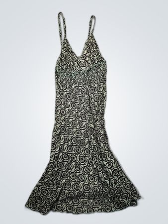 Black and White Patterned Dress