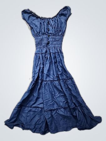 Blue Smocked Dress