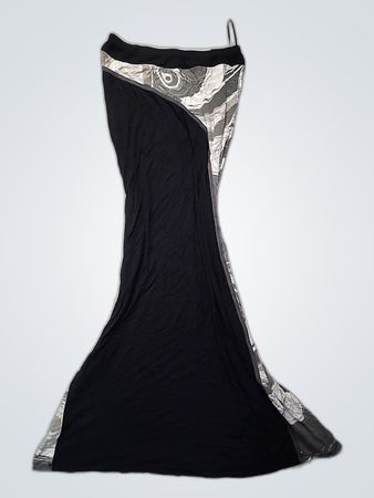 Black and Grey Skirt