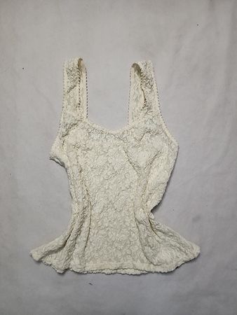 Schwarzes Spitzen-Camisole-Top