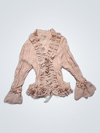 Mango Ruffle Blouse