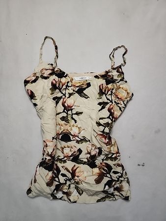 Camiseta sin mangas estampada de Zara