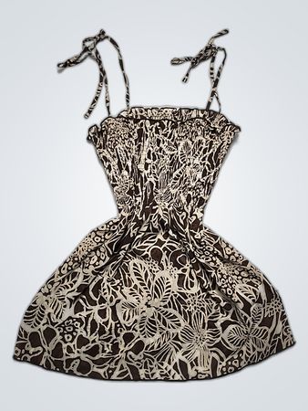 Printed Mini Dress