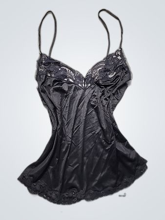 Schwarzes Spitzen-Camisole