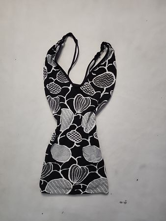 Printed Black Camisole Top