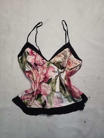 Printed Silk Camisole Top