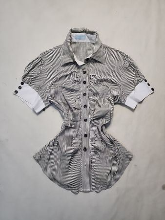 Céline Striped Button-Up Shirt