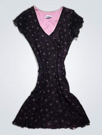 Abercrombie Sheer Floral Wrap Blouse