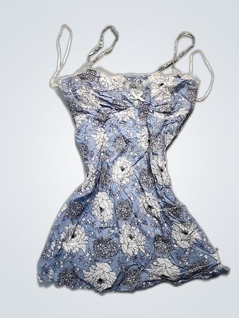 Blue Floral Dress