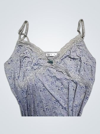 H&M Lavender Floral Lace Slip Dress