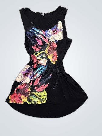 Black Floral Top