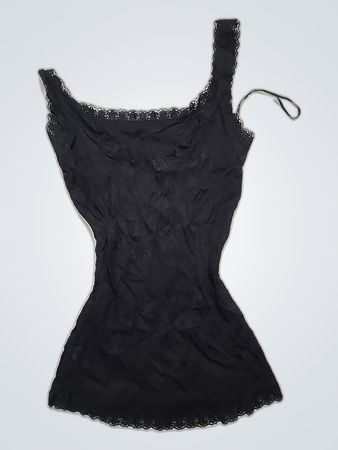 Unbranded Black Lace Camisole Top