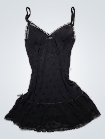 Black Lace Slip Dress