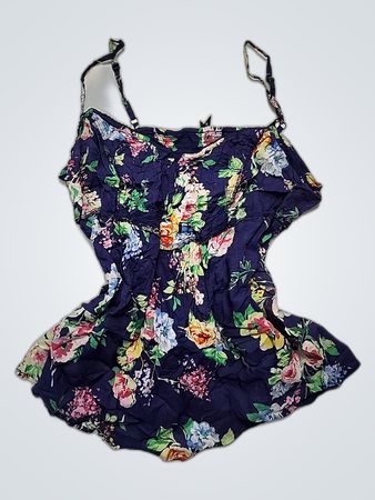 Floral Printed Spaghetti Strap Camisole Top