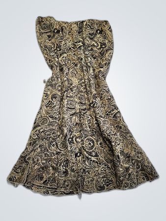 Unbranded Paisley Print Sleeveless Midi Dress