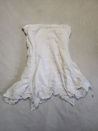 Unbranded White Strapless Tube Top