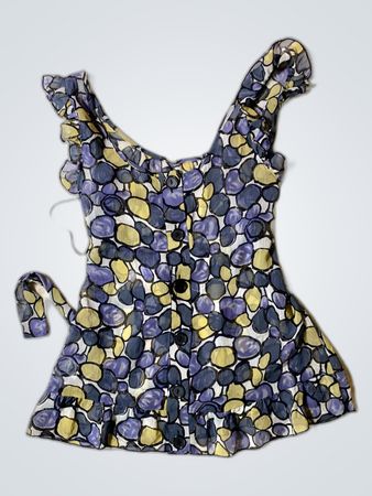 Unbranded Abstract Print Sleeveless Blouse