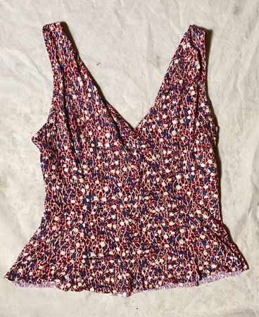 Revaille Floral Pattern Tank Top