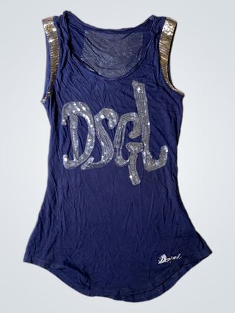 Dsyl Sequined Tank Top