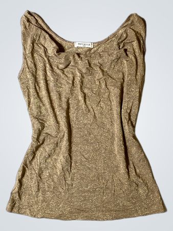 Gold Glitter Top