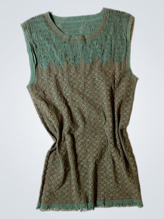 Green Knit Top