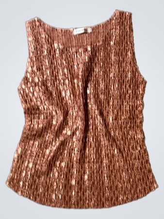 Rose Gold Sequin Top