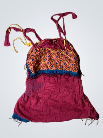 Céline Geometric Print Strap Top