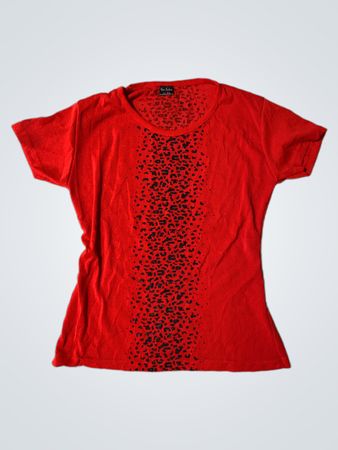 New Fashion Red Leopard T-Shirt