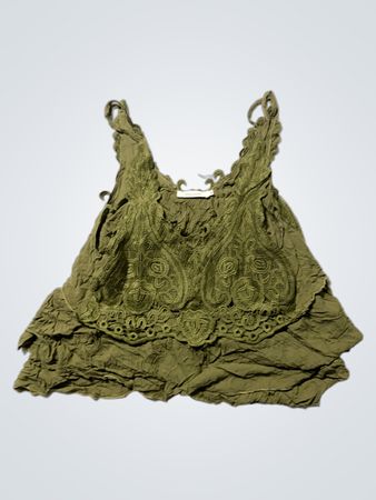 Laurevera Green Lace Top