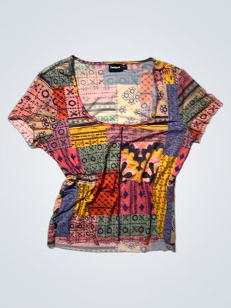 Desigual Patchwork Top