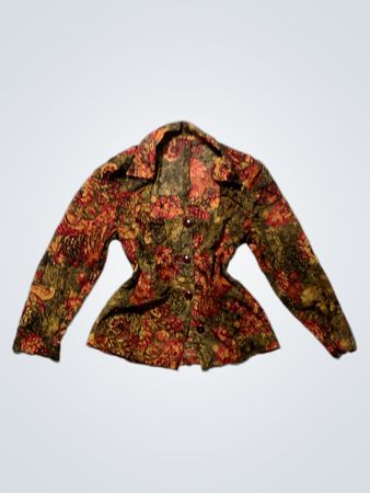 Floral Button-Up Jacket