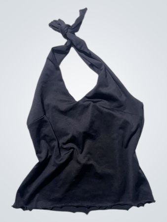 Navy Blue Halter Top