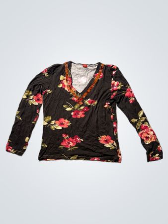 Olsen Floral Long Sleeve Top