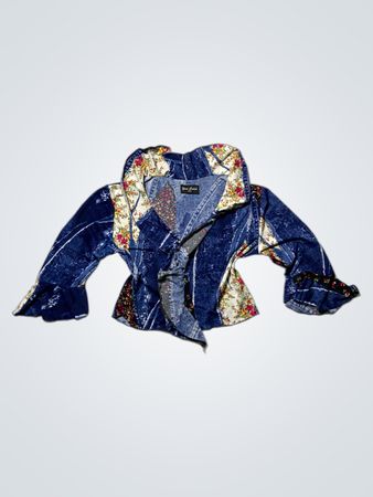 Zoe Galit Patchwork Denim Jacket