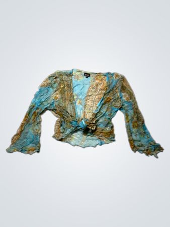Senso Blue Floral Blouse