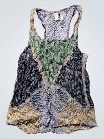 Quiksilver Patchwork Sleeveless Top