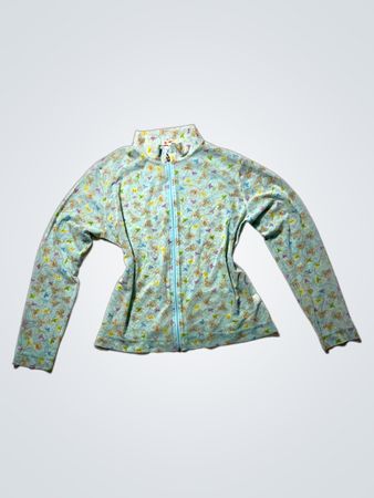 Meriborn Floral Zipper Jacket