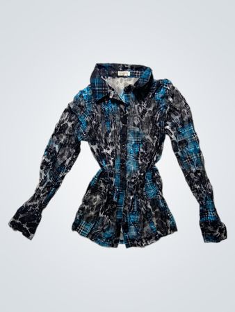 Bonita Blue Plaid Shirt