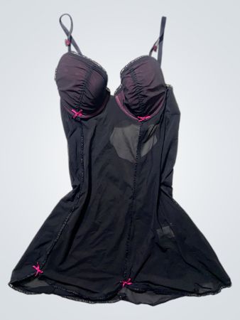Unbranded Black Lace Babydoll