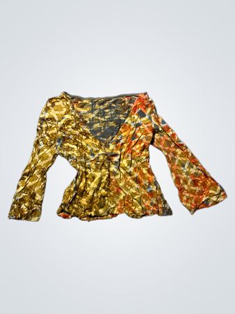 Blouse with Floral Pattern