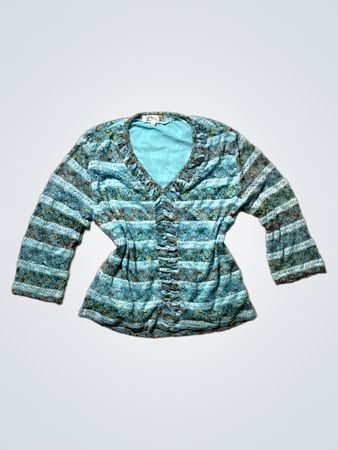 Kiss Collection Blue Floral Top