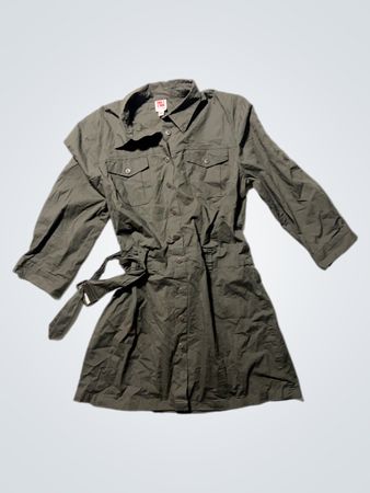 Olive Green Military Style Jacket