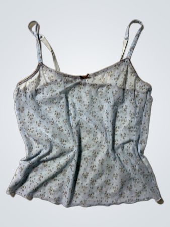 Blue Floral Camisole