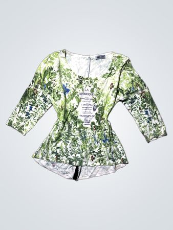 La Botanique Botanical Print Top